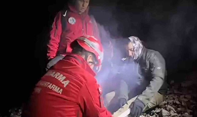 Doğa yürüyüşü sırasında ayağı kırıldı