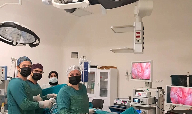 Elmalı'da kolon kanseri ameliyatı