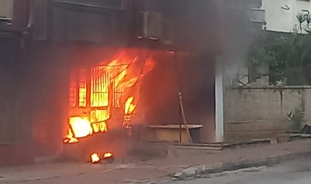 Güvenlikteki Yangın Korkuttu