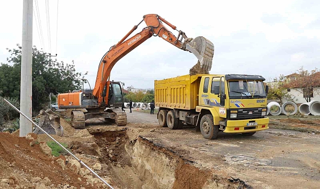 Habibler'in yağmur suyu sorunu çözülüyor