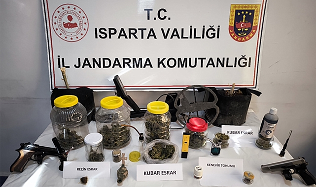 Isparta'da uyuşturucu operasyonu