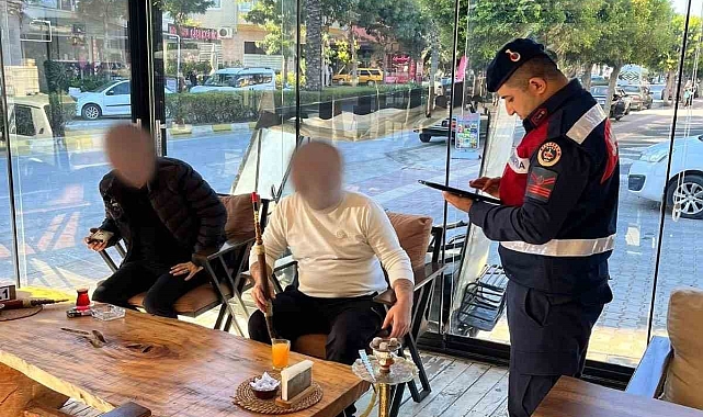 Jandarmadan "nargilelik tütün mamulü sunum uygunluk belgesi" denetimi