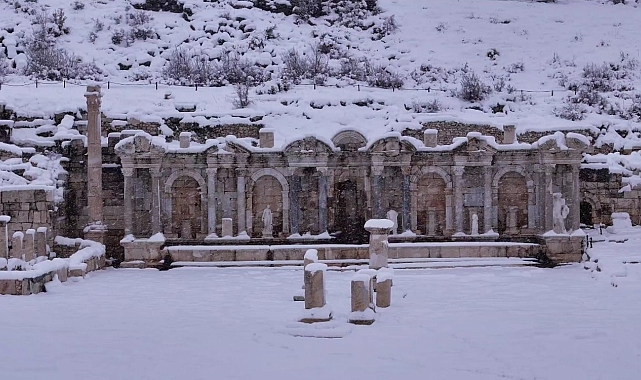 Karlar altında bir masal diyarı Sagalassos
