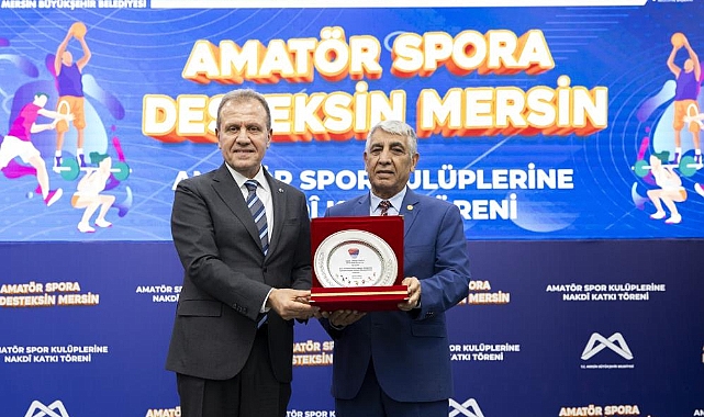 Mersin Büyükşehir Belediyesi'nden Amatör Spor Kulüplerine Büyük Destek