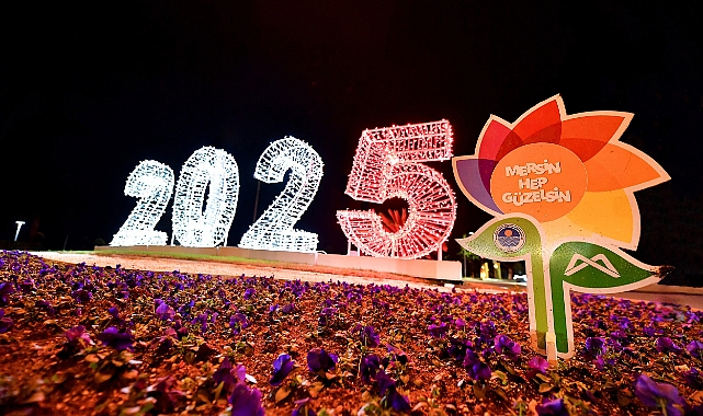 Mersin yeni yıla 'ışıl ışıl' girecek