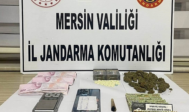 Mersin'de 5 kişi çok miktarda uyuşturucu ile yakalandı