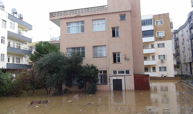 Mersin'de Akkuyu Nükleer Güç Santralinde çalışan Rus vatandaş sel mağduru oldu