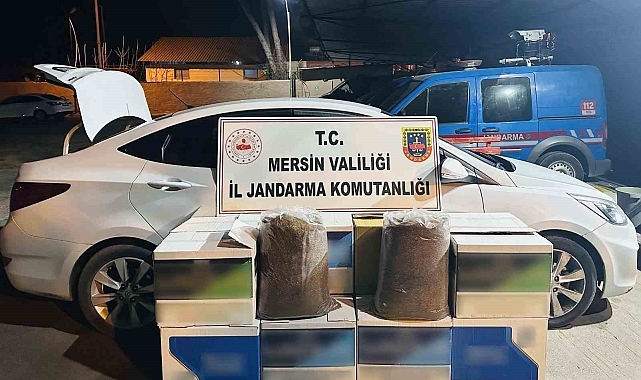 Mersin'de kaçak makaron operasyonu: 4 gözaltı