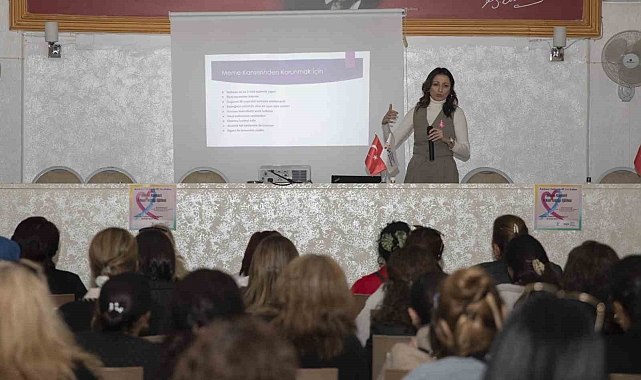 Mersin'de kadınlar 'meme kanseri' konusunda bilinçlendiriliyor
