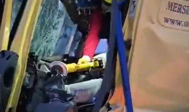 Mersin'de trafik kazası: 1 yaralı