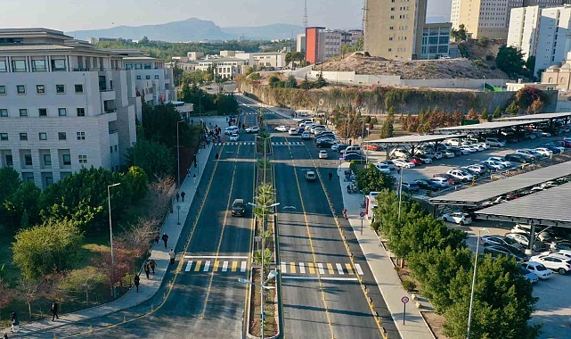 MEÜ Tıp Fakültesi Hastanesi'nin giriş yolu yenilendi