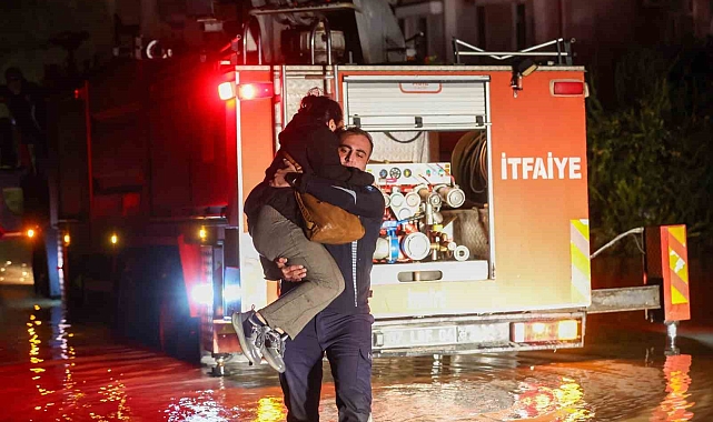 Sele teslim olan Manavgat kurtarma görüntüleri