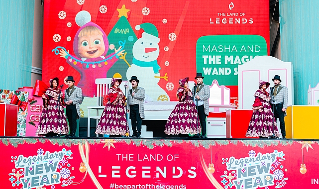 The Land of Legends'ta yeni yıl coşkusu