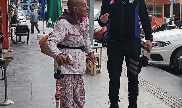 Zabıtadan 'dilenci' denetimi