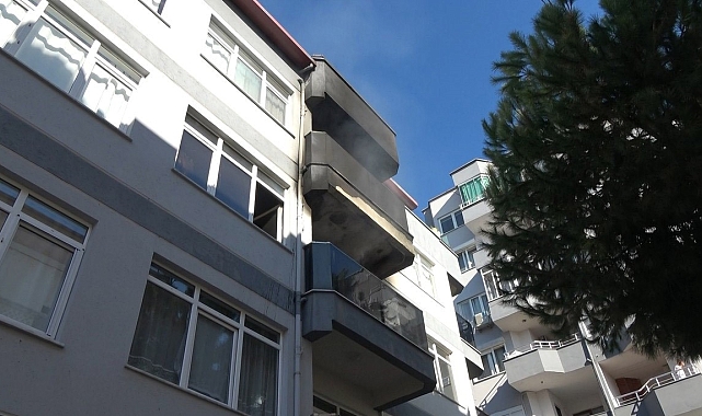 Alanya'da elektrikli sobadan çıkan yangın korkuttu