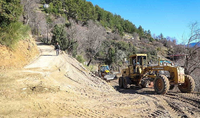 Alanya'da kırsal mahallelerin yol hasreti sona eriyor