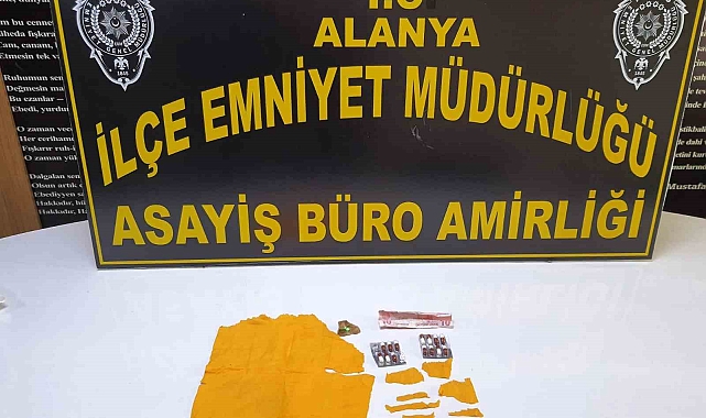 Alanya'da uyuşturucu madde ele geçirildi, 1 şüpheli yakalandı