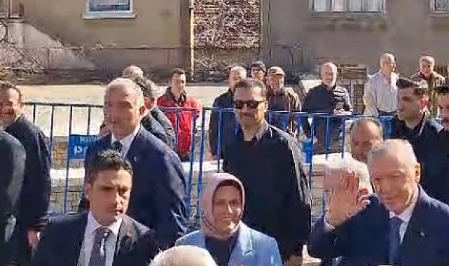 Antalya'da "Erdoğan" heyecanı vatandaşın kamerasına yansıdı