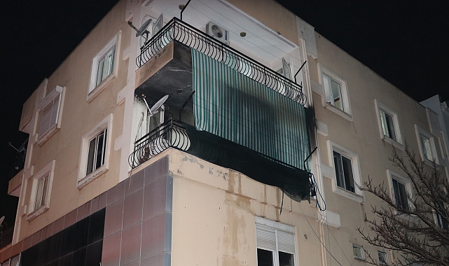 Antalya'da korkutan ev yangını