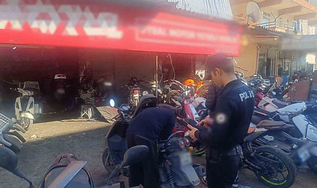 Antalya'da motosiklet hırsızlıklarına yönelik operasyonda 17 gözaltı