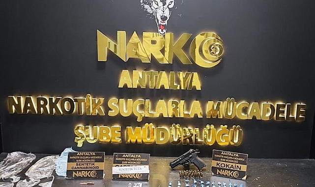 Antalya'da son 1 haftada çok sayıda uyuşturucu madde ele geçirildi