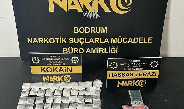 Bodrum'da 301 gram kokain ele geçirildi