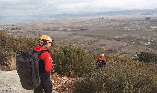 Burdur'da Dağlık Alanda Mahsur Kalan Keçiler Kurtarıldı