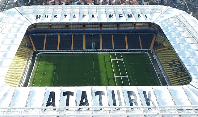 Fenerbahçe Kulübü, Mustafa Kemal Atatürk'ün ismini Ülker Stadı'nın çatısına işledi