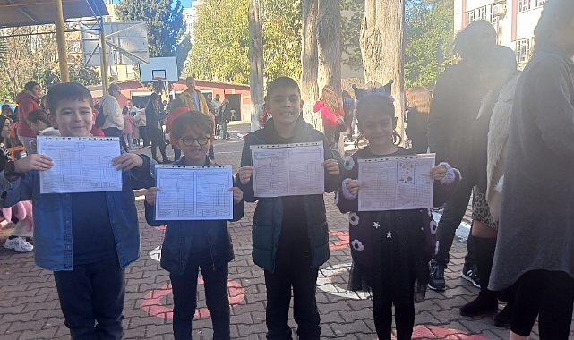 Hanım Ömer Çağıran İlkokulu’nda Karne Heyecanı Yaşandı