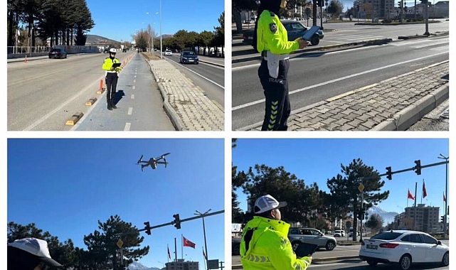 Isparta'da kurallara uymayanlara ceza havadan yağdı