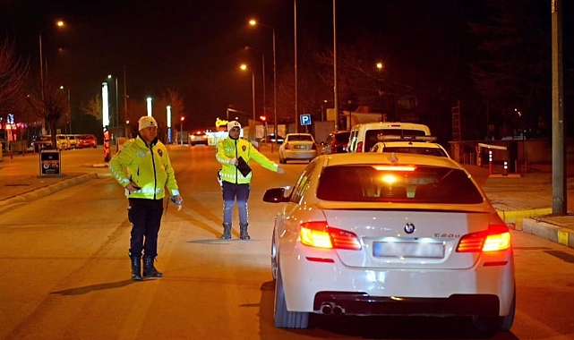 Isparta&#039;da trafik denetimi