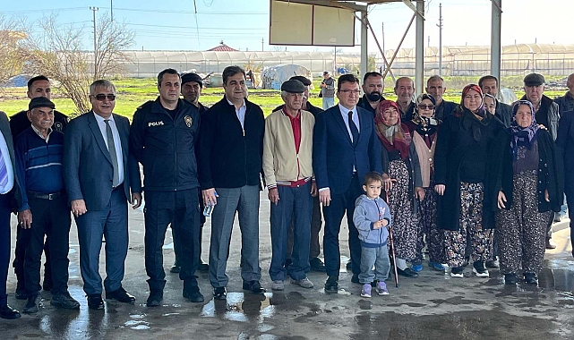 Kaymakam Şahin, mahallelinin sorunlarını dinledi