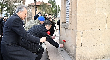 Kurtuluş şehitleri Mamure Tren İstasyonu'nda dualarla anıldı