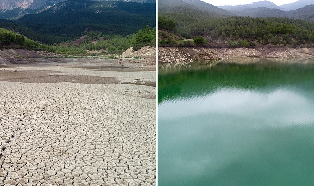 Kuruma tehlikesi bulunan Doyran Göleti, su tutmaya başladı