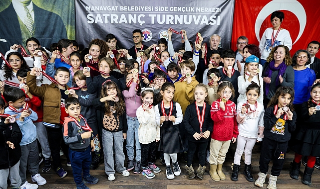 Manavgat'ta satranç turnuvası heyecanı