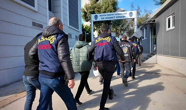Mersin&#039;de &#039;sazan sarmalı&#039; operasyonu: 7 şüpheli tutuklandı