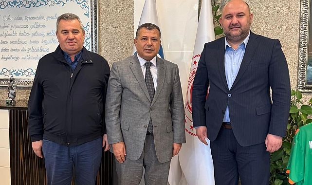MHP'den SGK İl Müdürüne 'hayırlı olsun' ziyareti