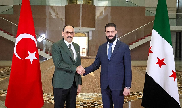 MİT Başkanı İbrahim Kalın, Şam’da Ahmed Şara ile görüştü