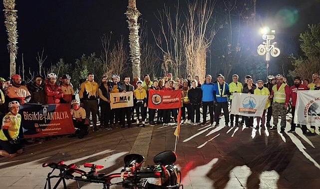 Pedallar 'Enerjini Koru' Sloganıyla Çevrildi