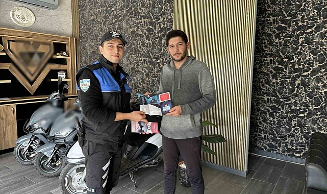Polisten vatandaşlara 'suçtan korunma' eğitimi