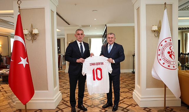 TFF Başkanı Hacıosmanoğlu'ndan Gençlik ve Spor Bakanı Bak'a Ziyaret