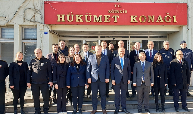 Vali Erin'den Eğirdir ziyareti