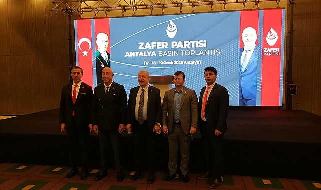 Zafer Partisi Lideri Antalya’da