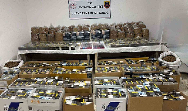 Antalya'da 400 Kilo Kaçak Tütün Ele Geçirildi