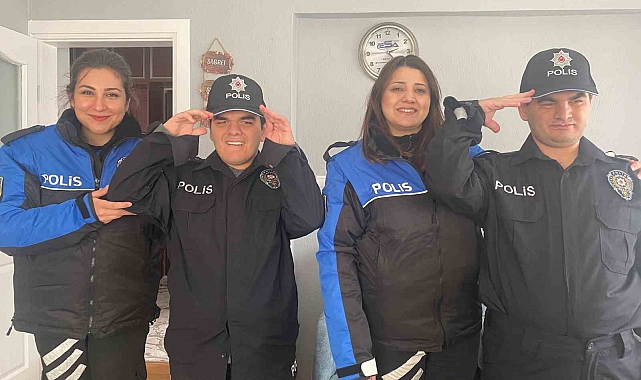 Burdur'da Engelli Kardeşlerin Polis Olma Hayali Gerçek Oldu