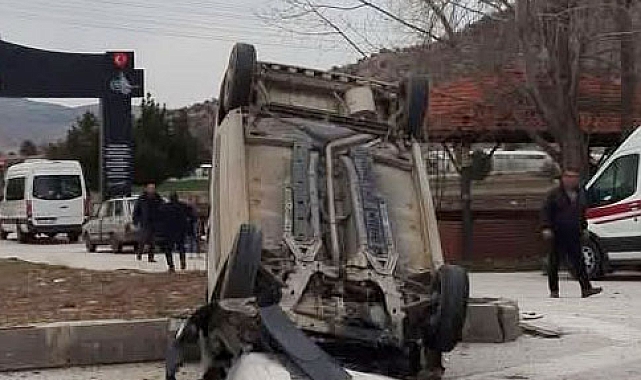 Burdur'da kaza: 3 yaralı