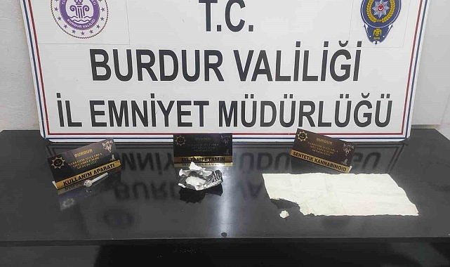 Burdur'da uyuşturucu operasyonuna 2 tutuklama