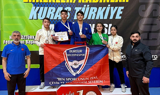 Burdurlu sporculardan 7 madalya
