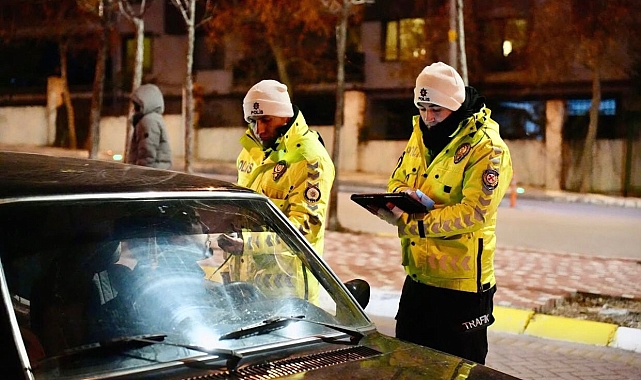 Isparta'da trafik ve asayiş uygulaması