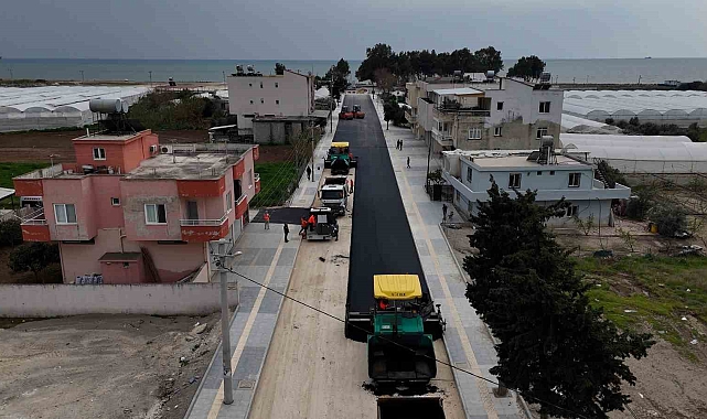 Kazanlı'da Yol Çalışmaları Başladı